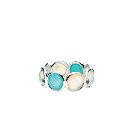 'Lollipop' All-Stone Eternity Ring in Sterling Silver