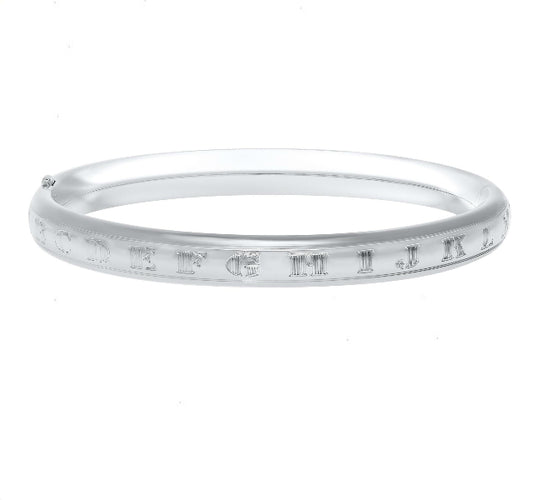 Alphabet Baby Bracelet in Silver