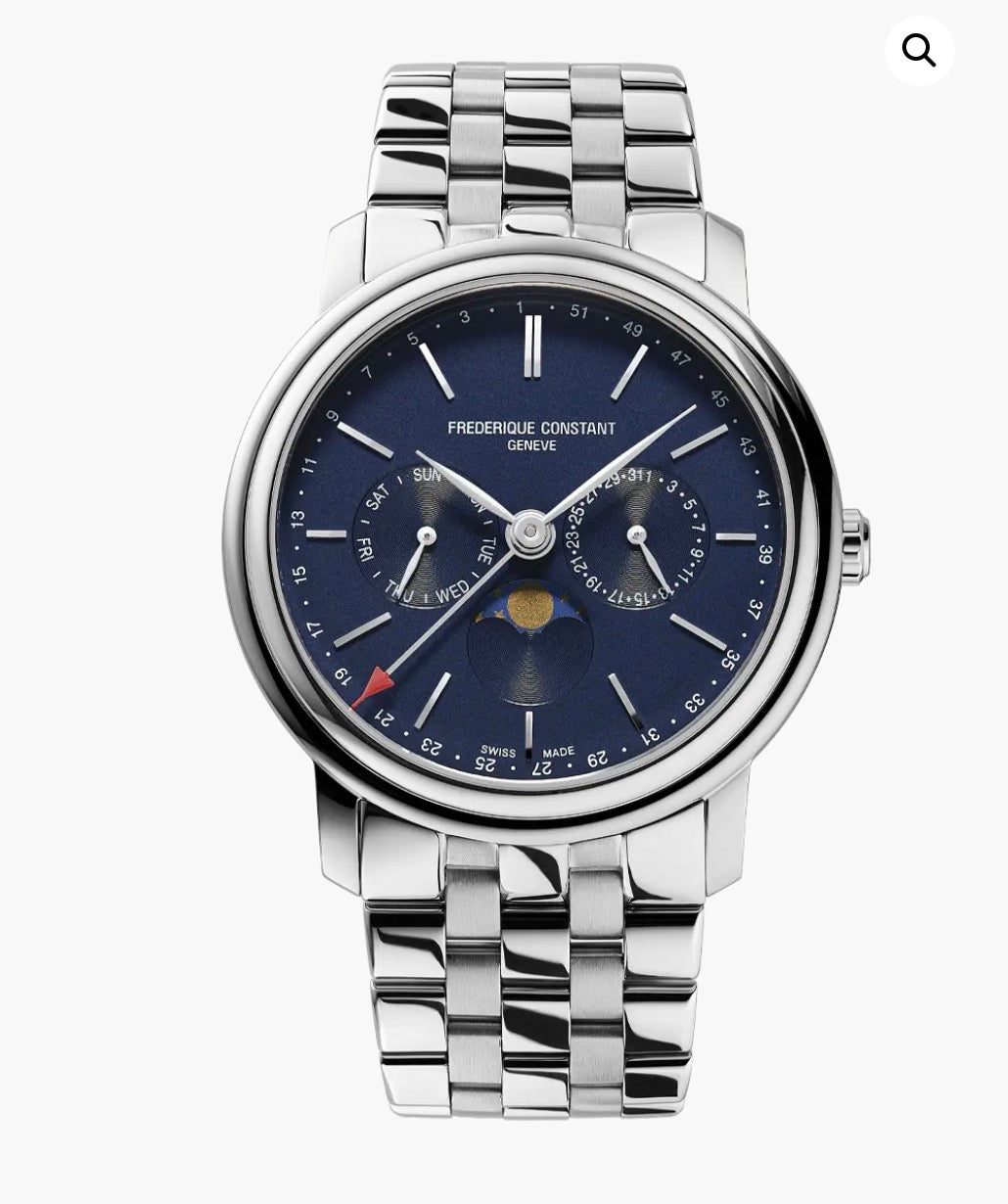 Classics Blue Moonphase Business Timer