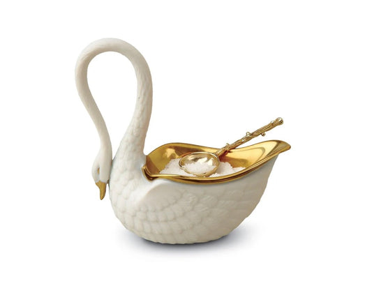 White Swan Salt Cellar