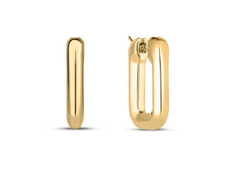 Small Square Hoop Earrings