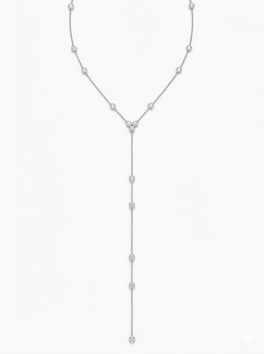 Diamond Station Drop Lariat