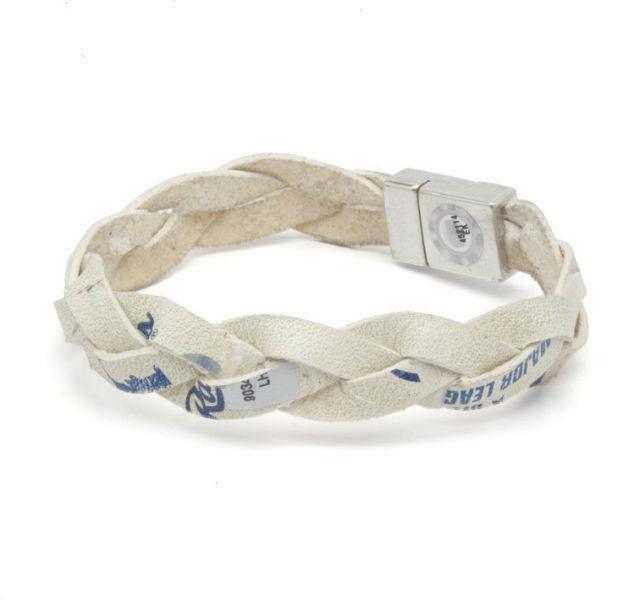 Yankees Baseball Leather Bracelet