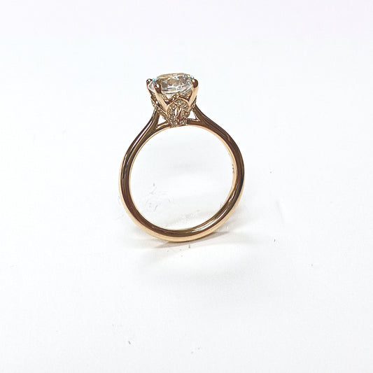 MJ YOUR WAY 9K/CZ SAMPLE PRICED AS 14KY 4-PRONG SOLITAIRE MO...