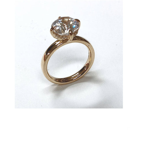 MJ YOUR WAY 9K/CZ SAMPLE PRICED AS 14KY COMPASS SET SOLITAIR...