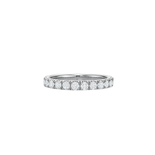 Halfway Split Prong Band 0.75ctw