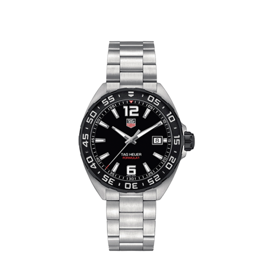 41mm Formula 1 Watch with Date and Black Dial