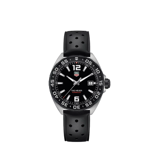 41mm Formula 1 Watch with Black Dial & Strap