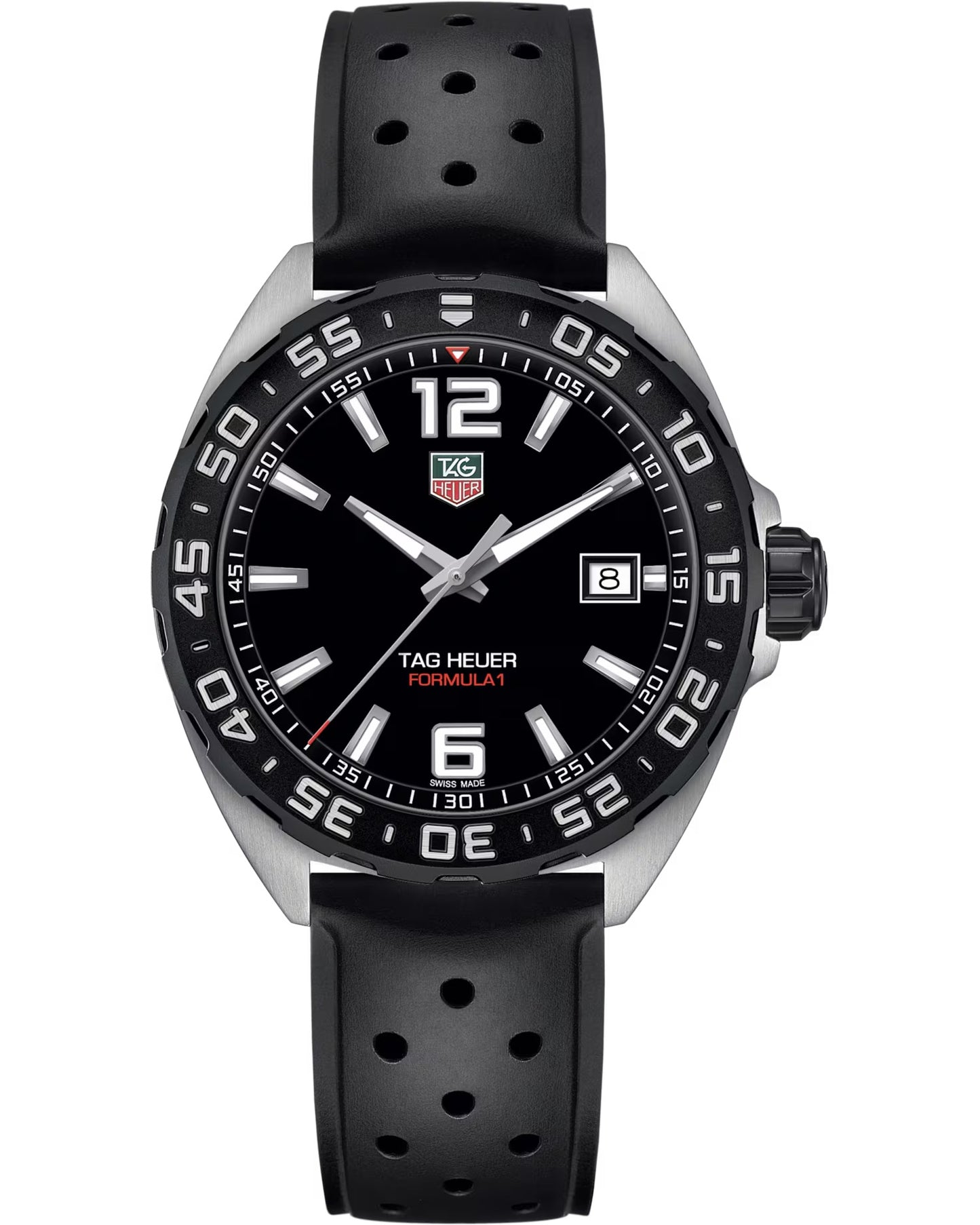 41mm Formula 1 Watch with Black Dial & Strap