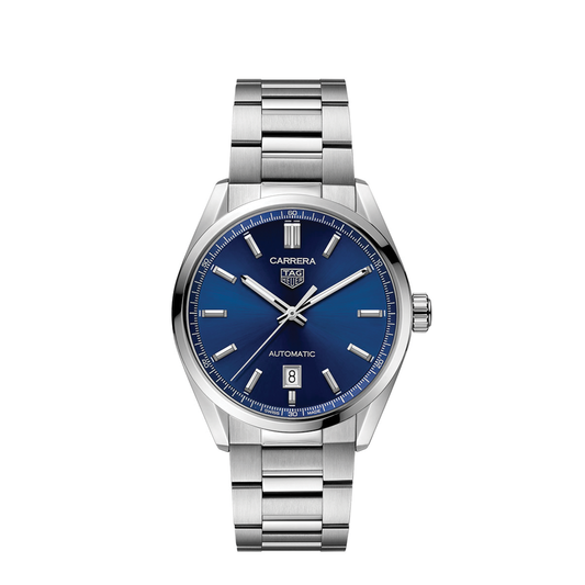 39mm Carrera Watch with Blue Dial