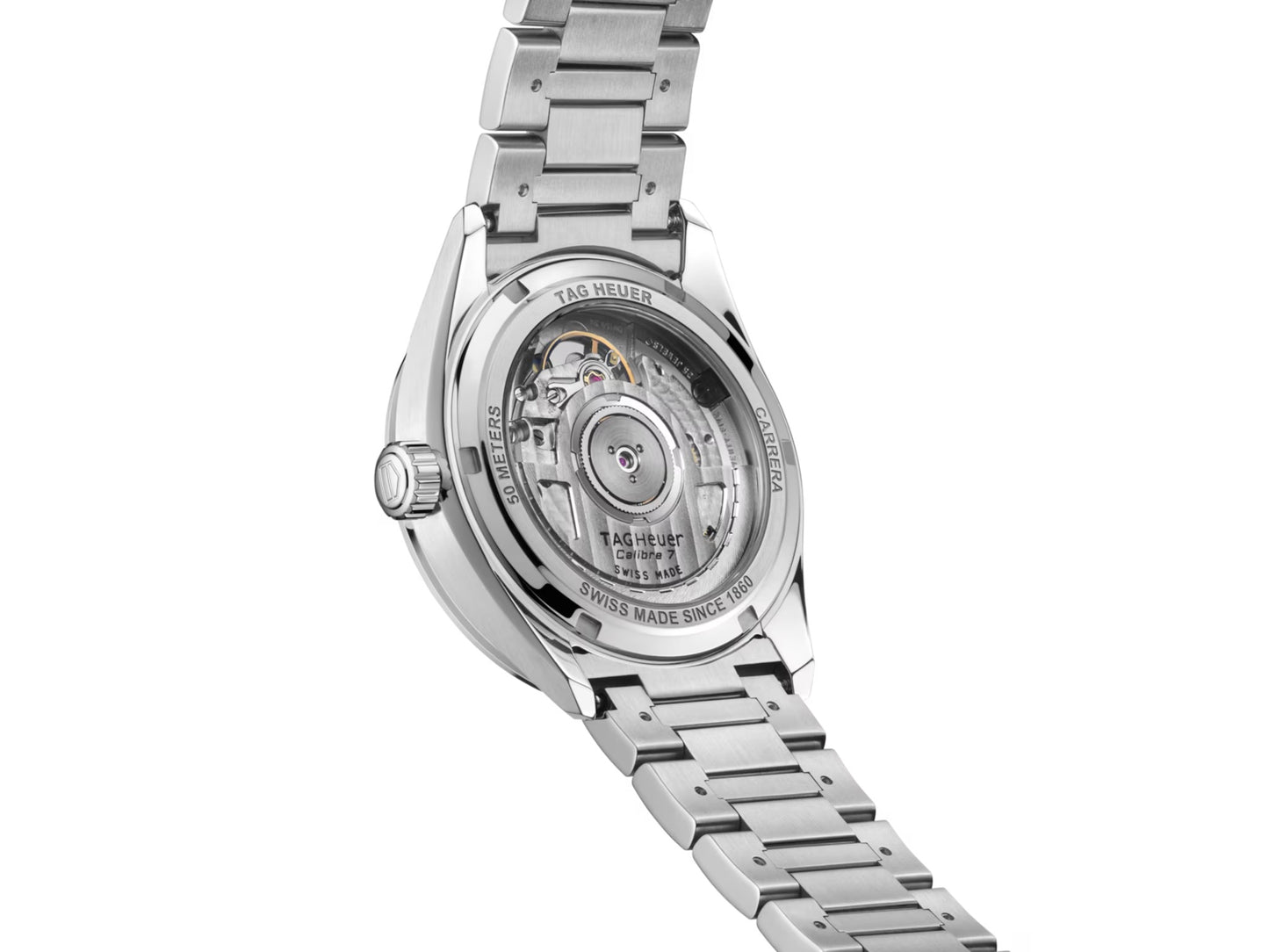 36mm Carrera Date Automatic Watch with Purple Dial