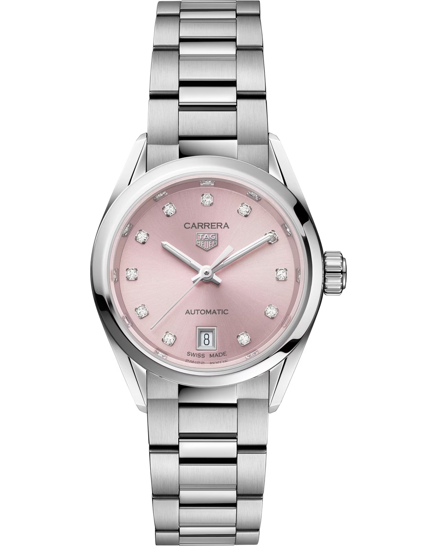 29mm Carrera Women's Watch with Pink Dial