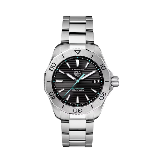 40 mm Aquaracer Professional 200 Solargraph with Black Dial