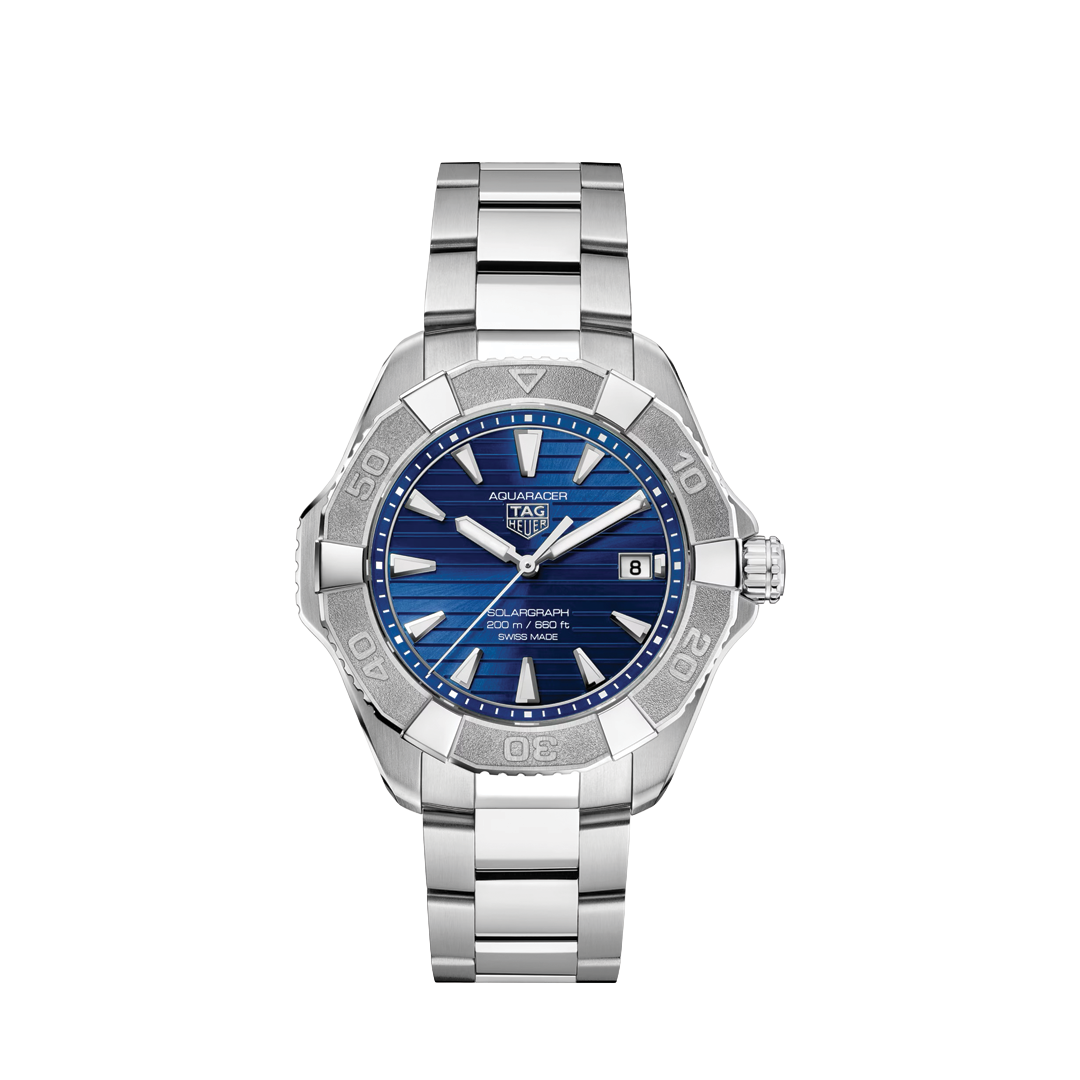 40mm Aquaracer Professional 200 Solargraph with Blue Dial
