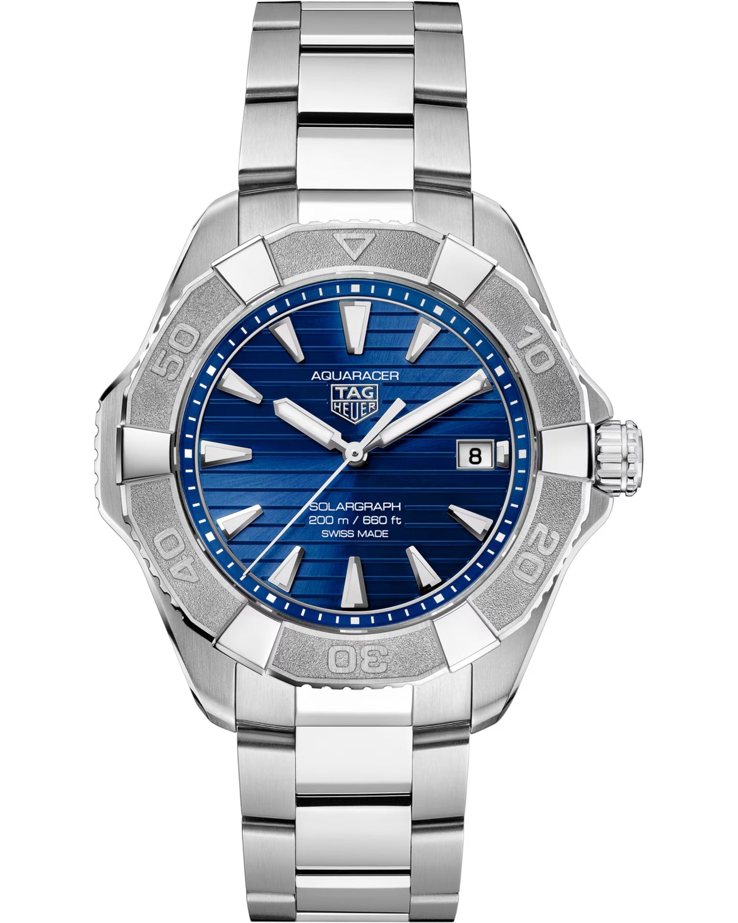 40 mm Aquaracer Professional 200 Solargraph with Blue Dial