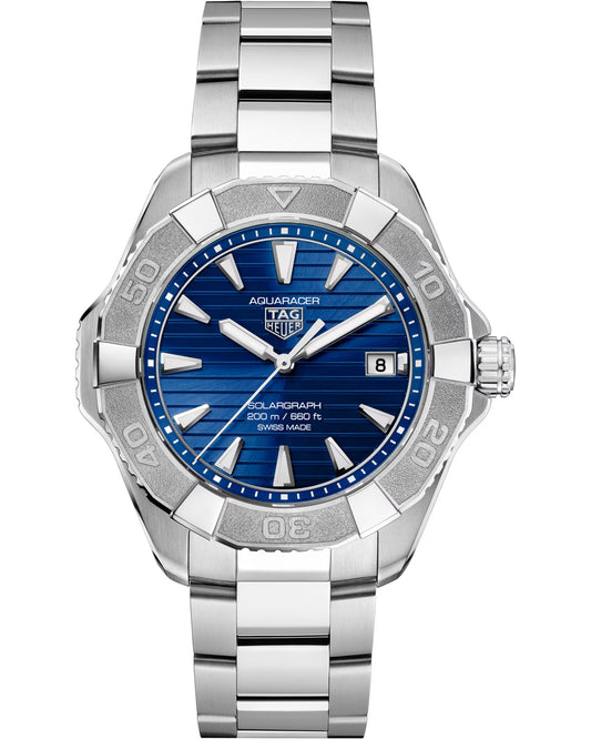 40 mm Aquaracer Professional 200 Solargraph with Blue Dial
