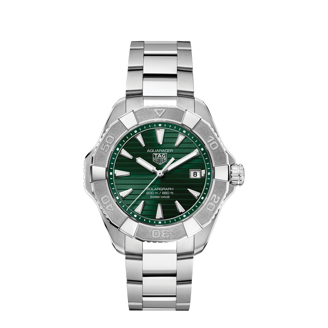 40mm Aquaracer Professional Watch with Green Dial
