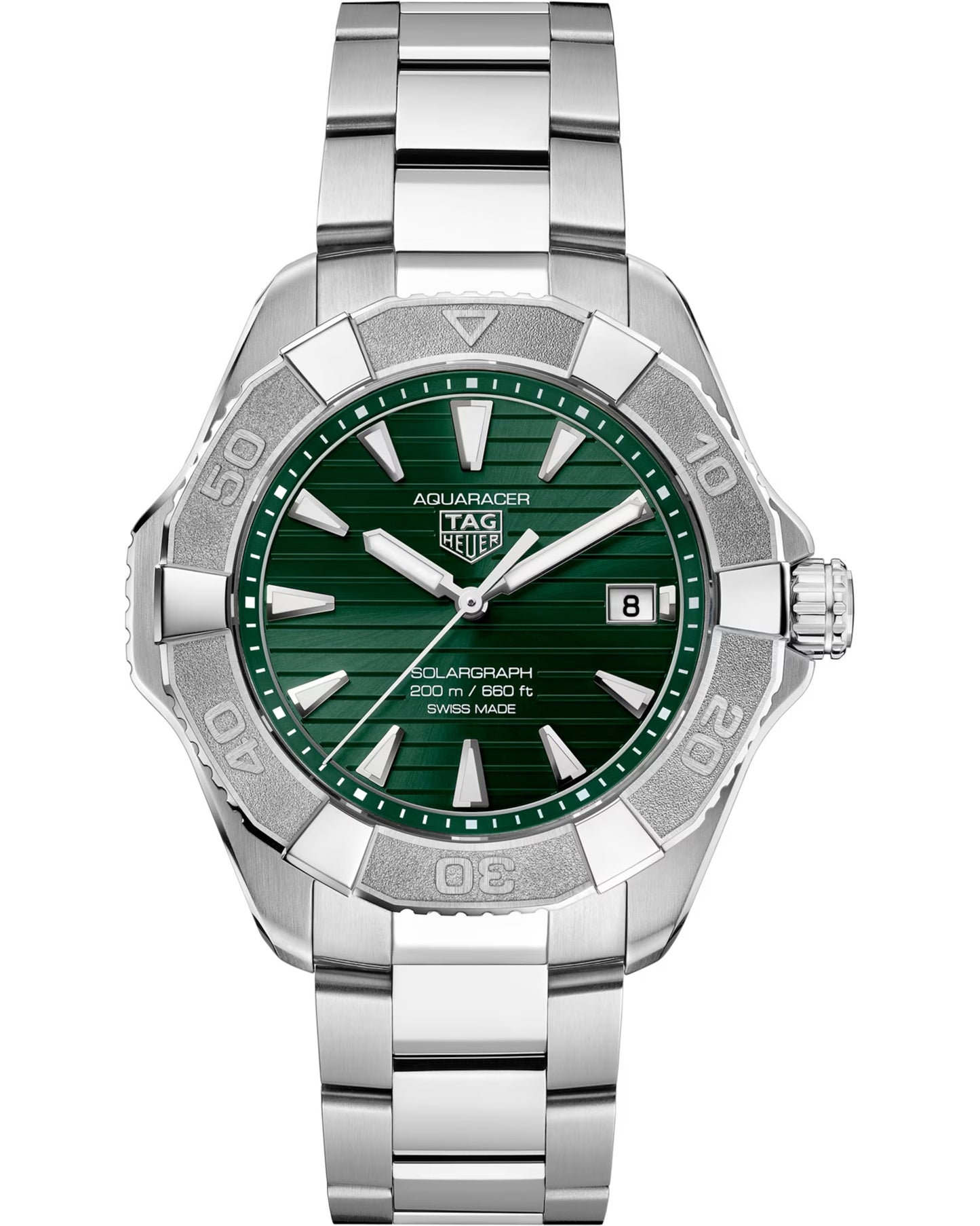 40mm Aquaracer Professional 200 Solargraph with Green Dial