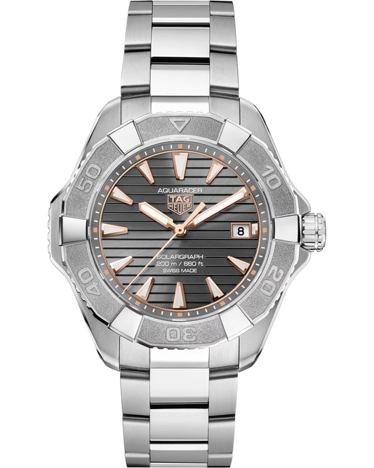 40mm Aquaracer Solargraph Professional Watch with Grey Dial