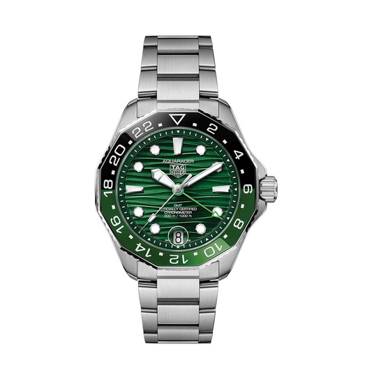 42mm Aquaracer Automatic Watch with Green Dial