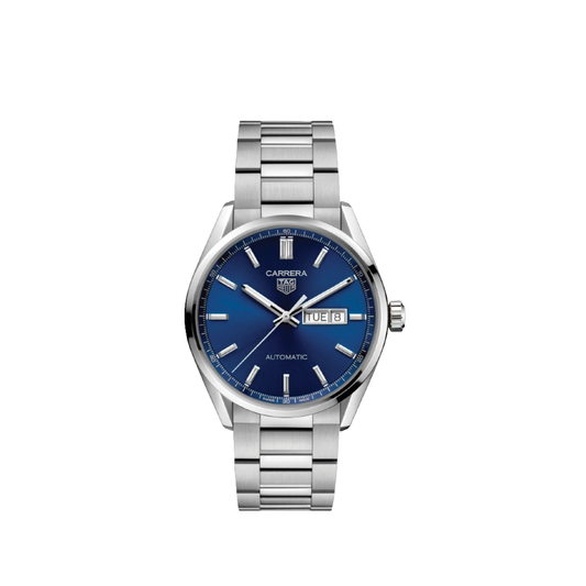 41 mm Carrera Watch with Blue Dial