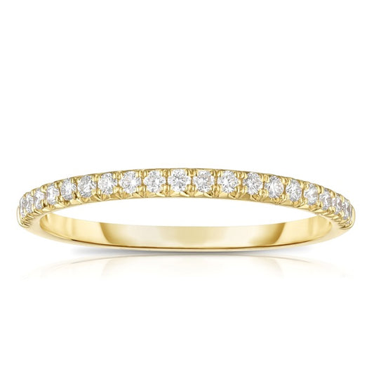 HalfWay French Cut Diamond Band