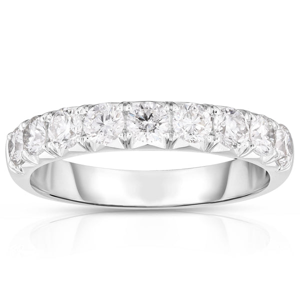 9-Stone French Cut Diamond Band