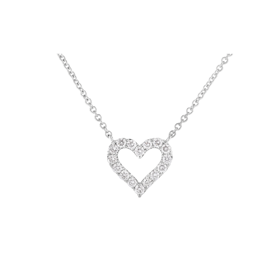 Diamond Heart Pendant Necklace