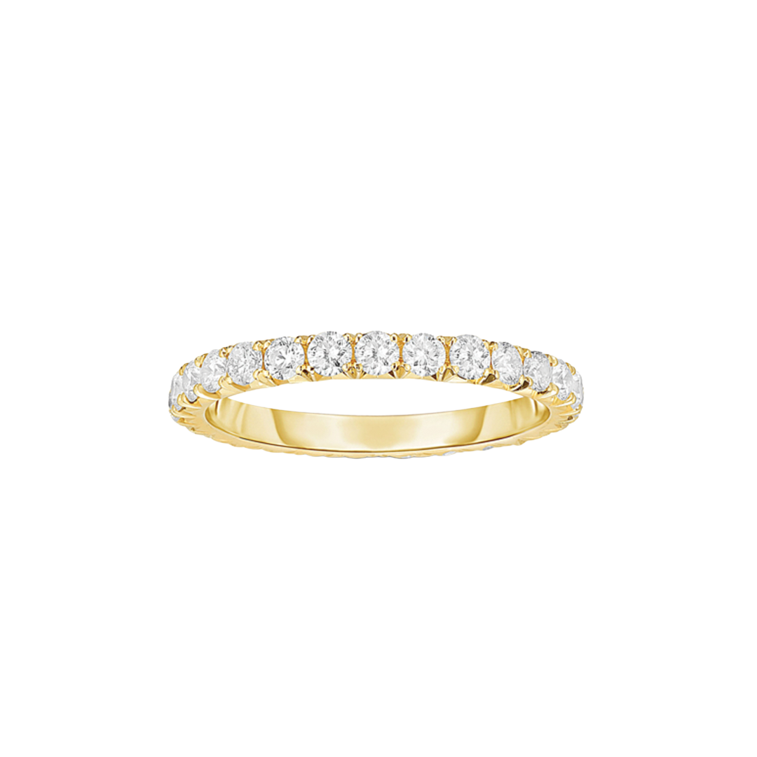Eternity French Cut Diamond Band