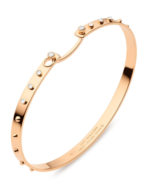 'Brunch in NY' Mood Bangle in Rose Gold