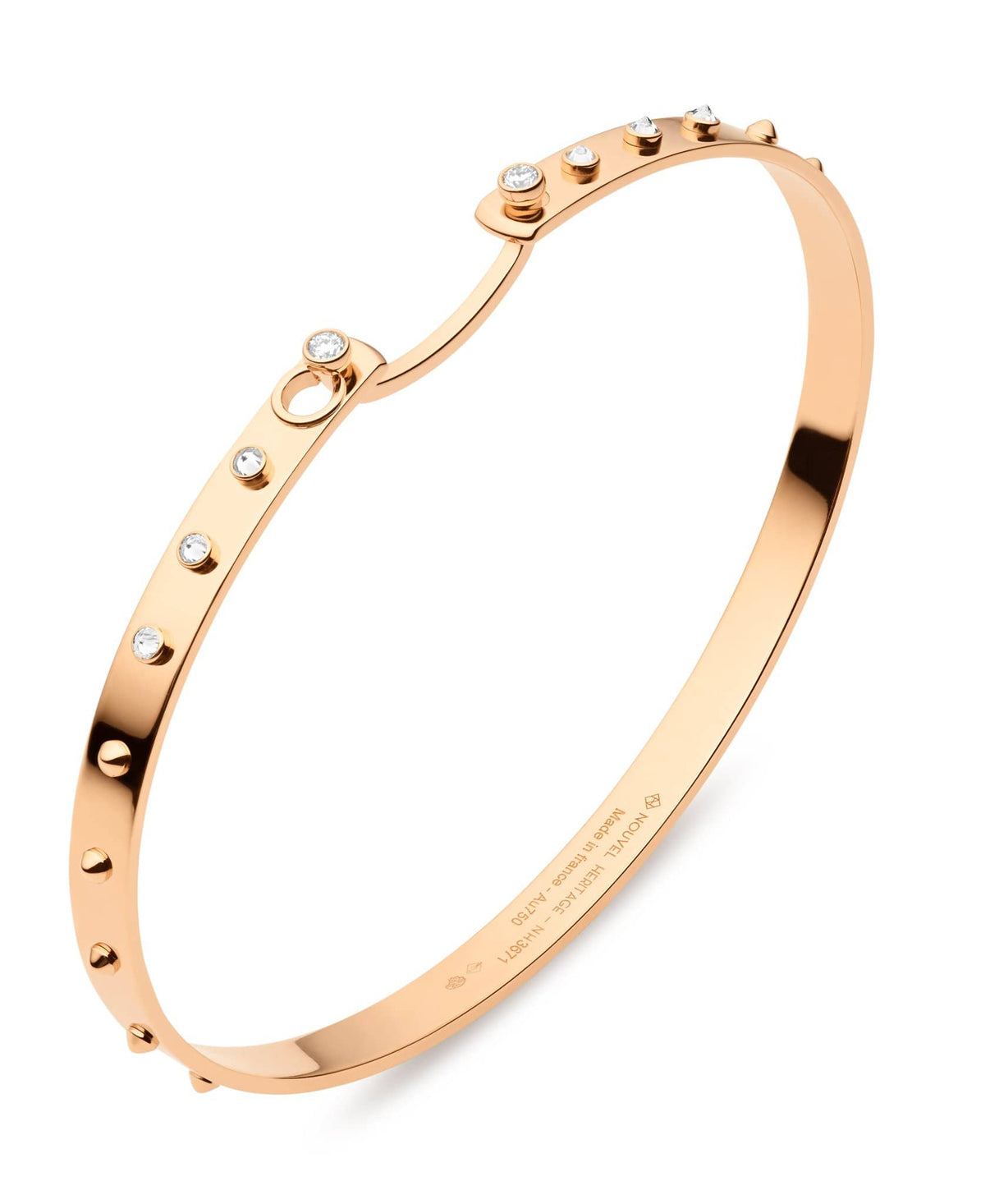 'Brunch In NY Mood' Bangle in Rose Gold
