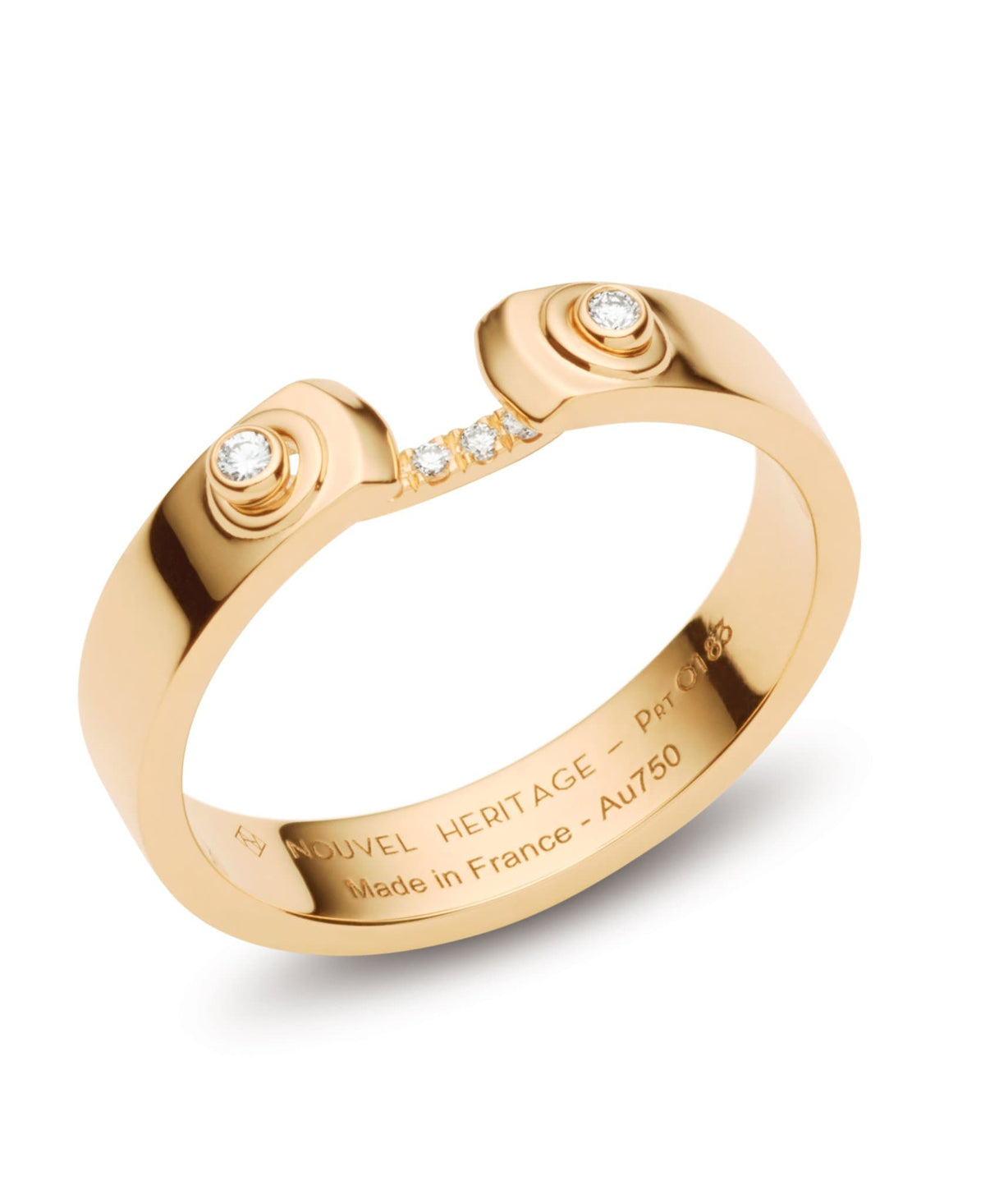 'Business Meeting' Mood Ring in Yellow Gold