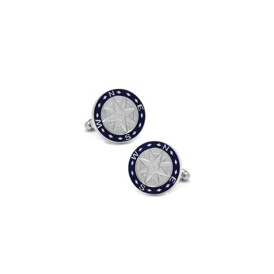 Blue Compass Cufflinks