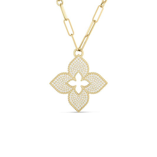 Venetian Princess Pendant Necklace in 18K Yellow Gold