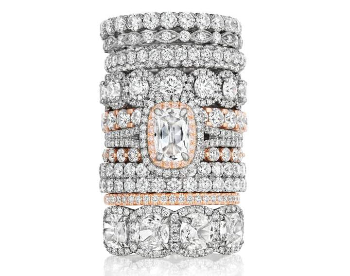 Henri Daussi Diamond Rings at Mann's Jewelers