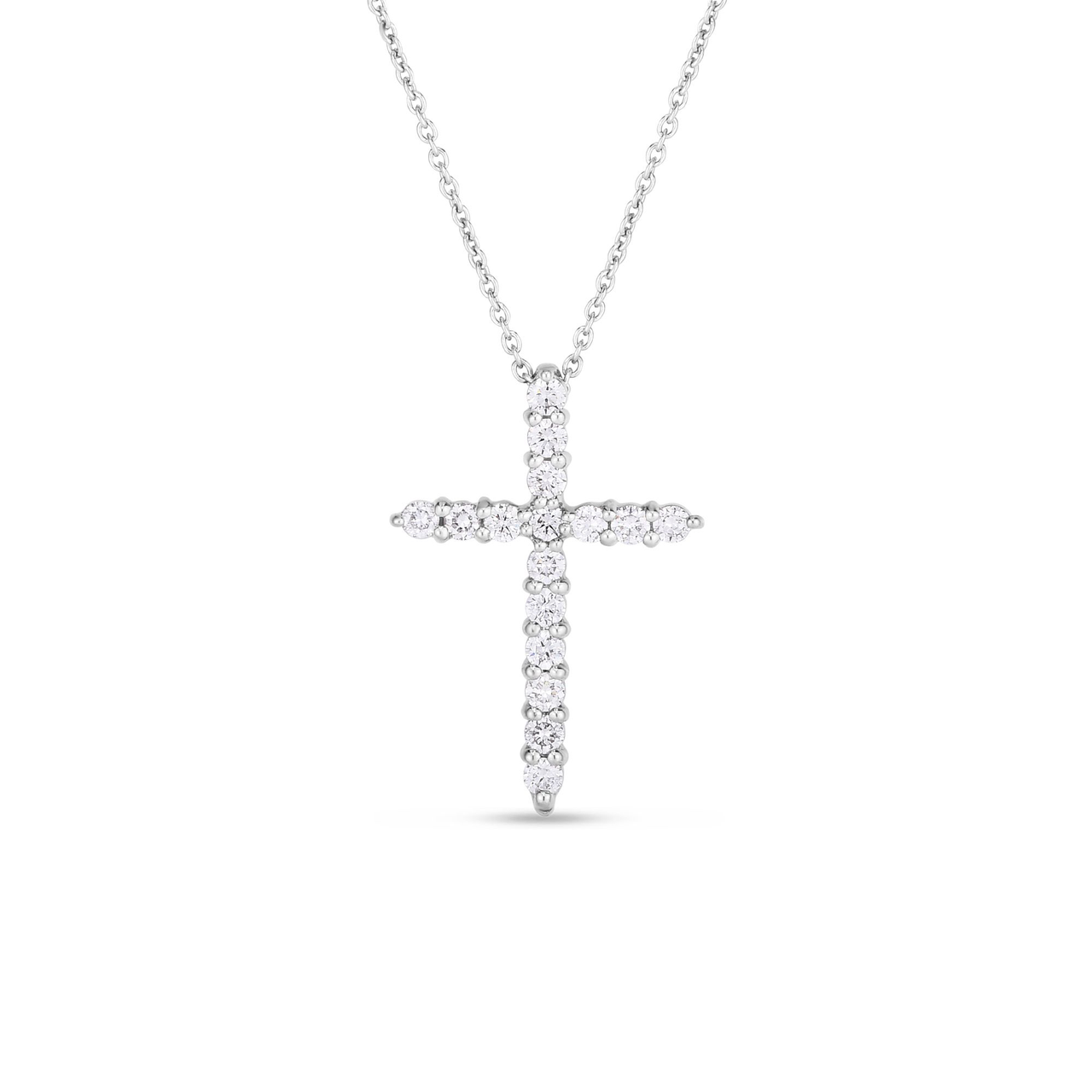 Diamond Cross Pendant Necklace