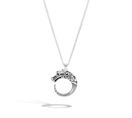 Dragon Circle Pendant Necklace