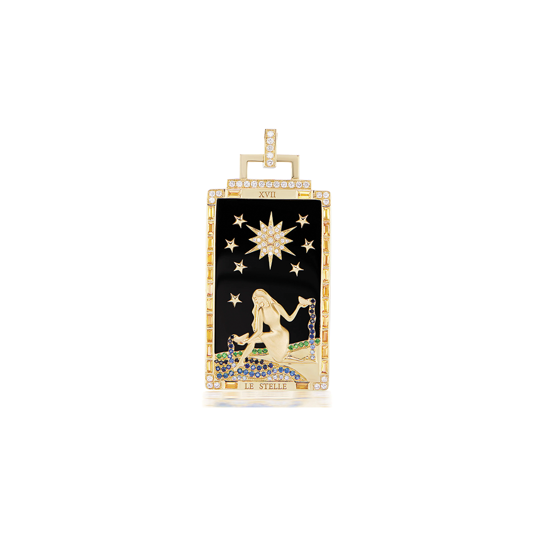 'Le Stelle Tarot Card' Charm