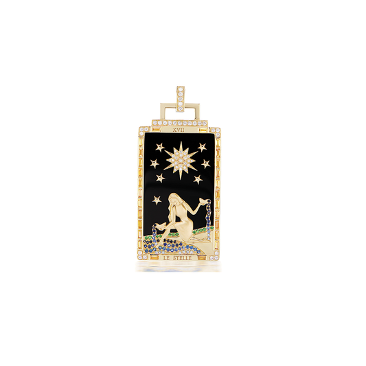 'Le Stelle Tarot Card' Charm
