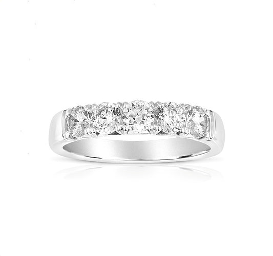 5-Stone French Cut Diamond Band 1.95tw
