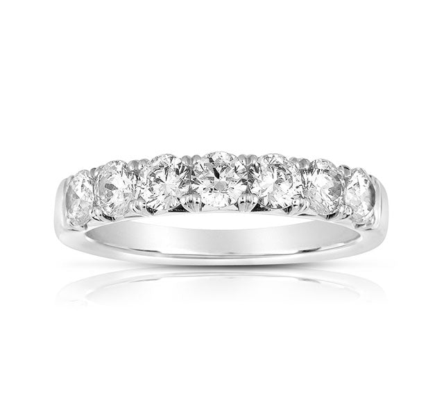 French Cut 7-Stone Diamond Band