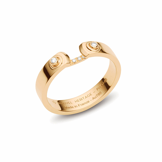 'Business Meeting' Mood Ring in Yellow Gold