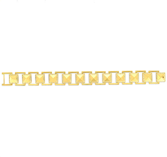 'Obelisco' Link Bracelet in 18K Yellow Gold