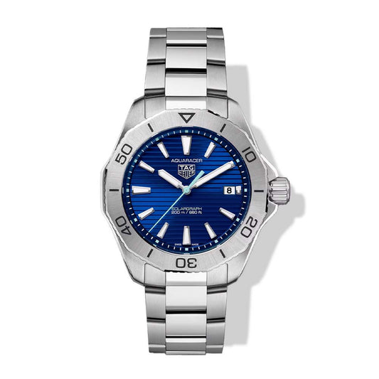 TAG HEUER STNLS 40MM AQUARACER PROFESSIONAL SOLARGRAPH QUART...