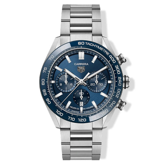 Carrera Automatic 44mm with Blue Dial