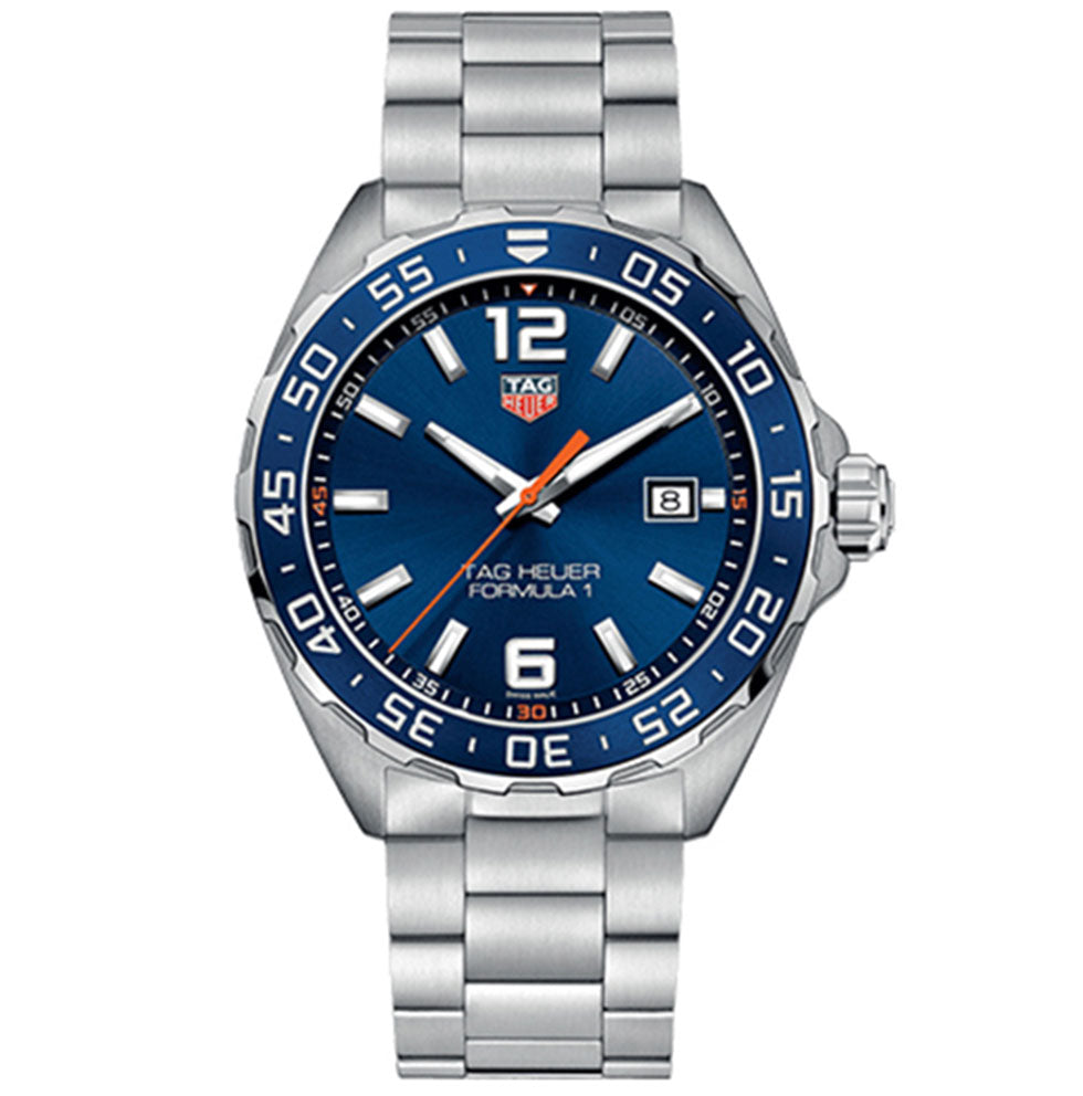 43mm Formula 1 Watch With Blue Dial & Bezel