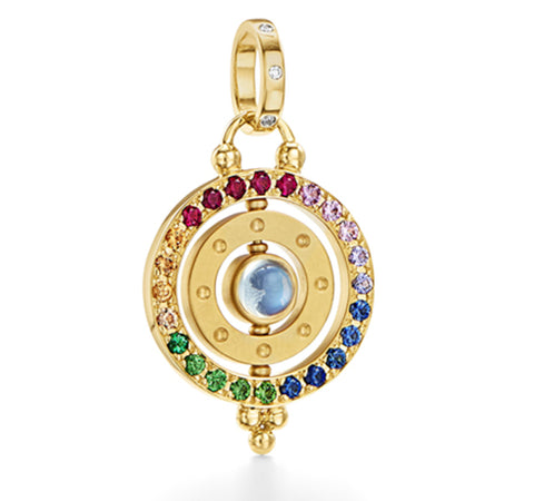 Sapphire Orbit Necklace