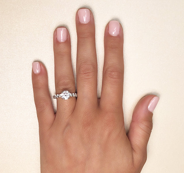 1/2 Round Diamond Setting