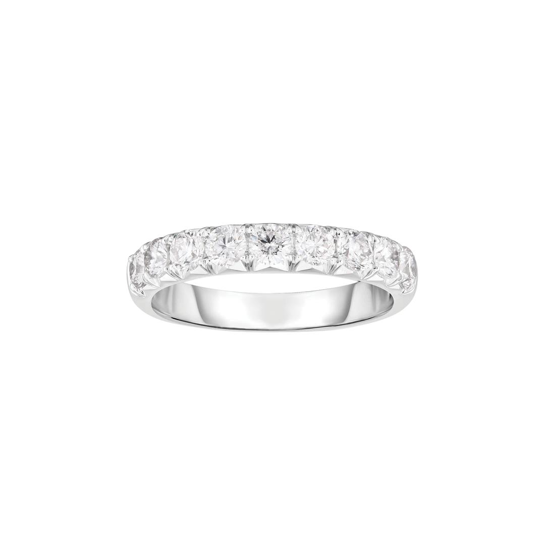 9-Stone French Cut Diamond Band