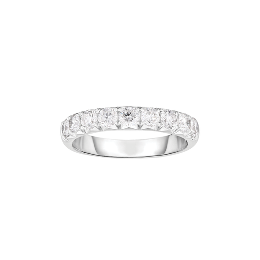 9-Stone French Cut Diamond Band